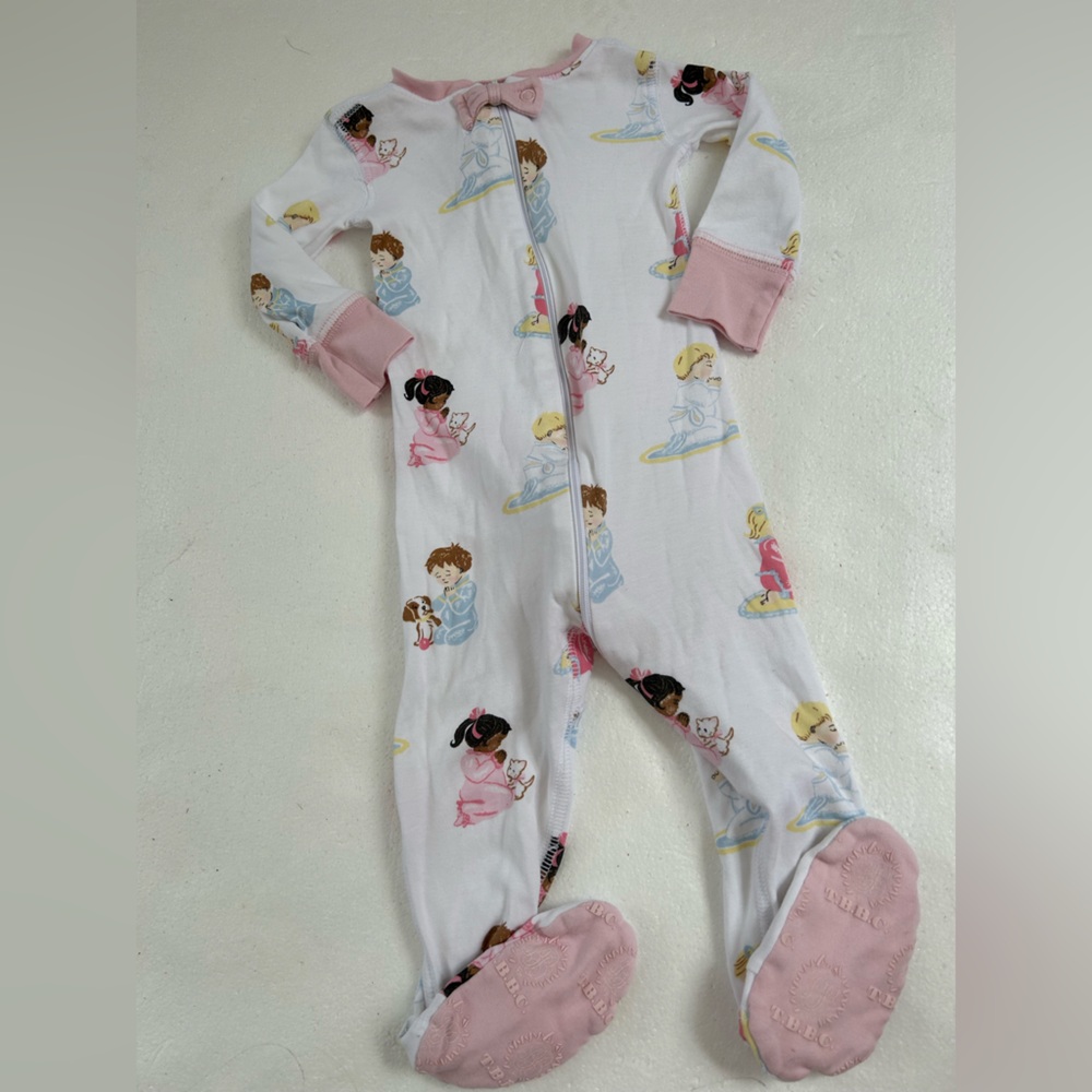 TBBC Beaufort Bonnet 6-12M Patience & Prayer Pink Girls Noelle's Night Night PJs